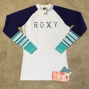Roxy Rash Guard Sz 8